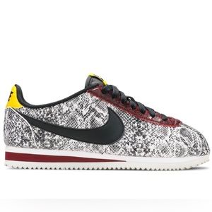 Nike Classic Cortez Leather Snakeskin Womens 6.5